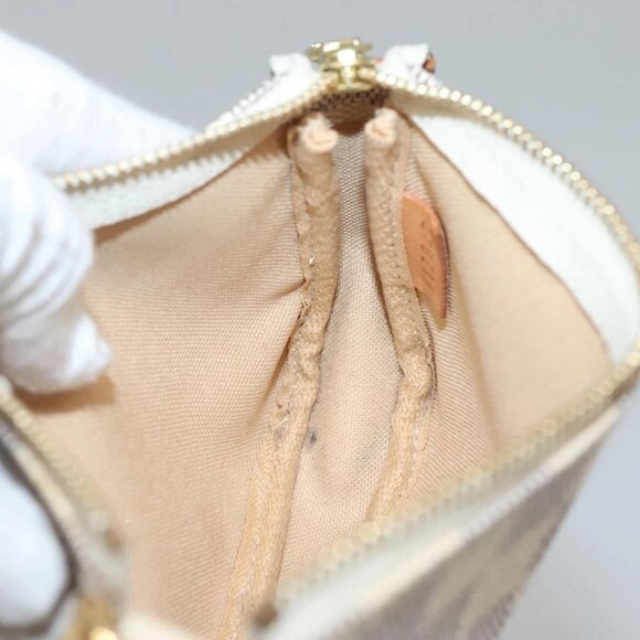 LOUIS VUITTON Damier Azur Mini Pochette Accessoires Pouch N63005 Auth KD345 - Picture 13 of 16